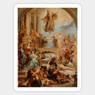 The Miracles of Saint Francis of Paola by Peter Paul Rubens Magnet